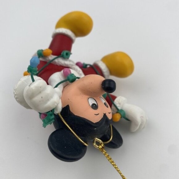 Grolier Disney Christmas Magic Ornament Mickey's Tangled Lights Vintage - Picture 5 of 6